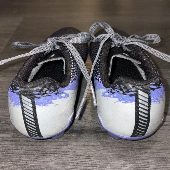 DSG Speed Viper Soccer Cleats Size 12 Black/Purple/Silver - Picture 11 of 13